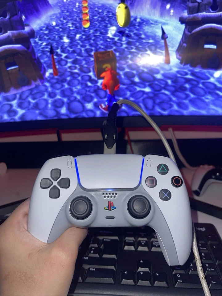 Custom Retro PSX Themed Ps5 Controller - Image 3 of 3