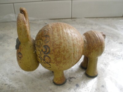 Lisa Larson Jura Buffalo Bison Gustavsberg Sweden 1970's Stoneware