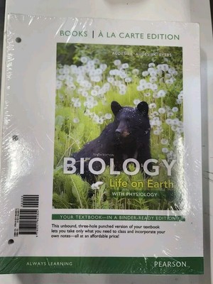NEW Biology : Life on Earth with Physiology Tenth 10th Edition Gerald Audesirk
