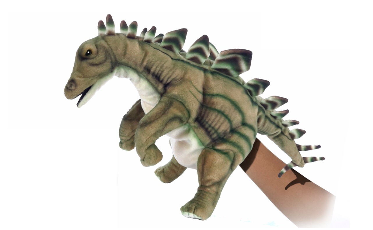 Hansa Toy 7747 Stegosaurus 28 Cm Hand Puppet Plush Toy