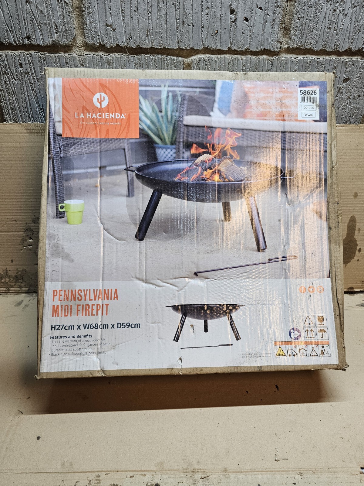 🔥La Hacienda Pennsylvania Midi Fire pit 🔥🔥