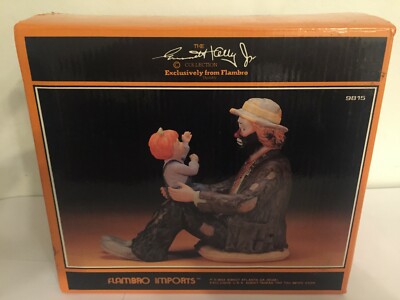 Flambro Emmett Kelly Jr The Emmetts  Fan Figurine  9815 limited edition