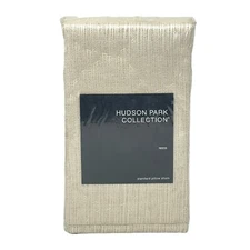 Hudson Park Collection Reeds Quilted STANDARD Sham CHAMPAGNE - $130
