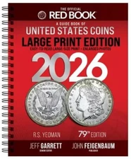 A Guide Book of United States Coins Red Book 2026 New ( Large Prrint )