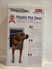 Ideal Pet Designer Series Medium Plastic Pet Door 7"x11.25" NEW Sealed