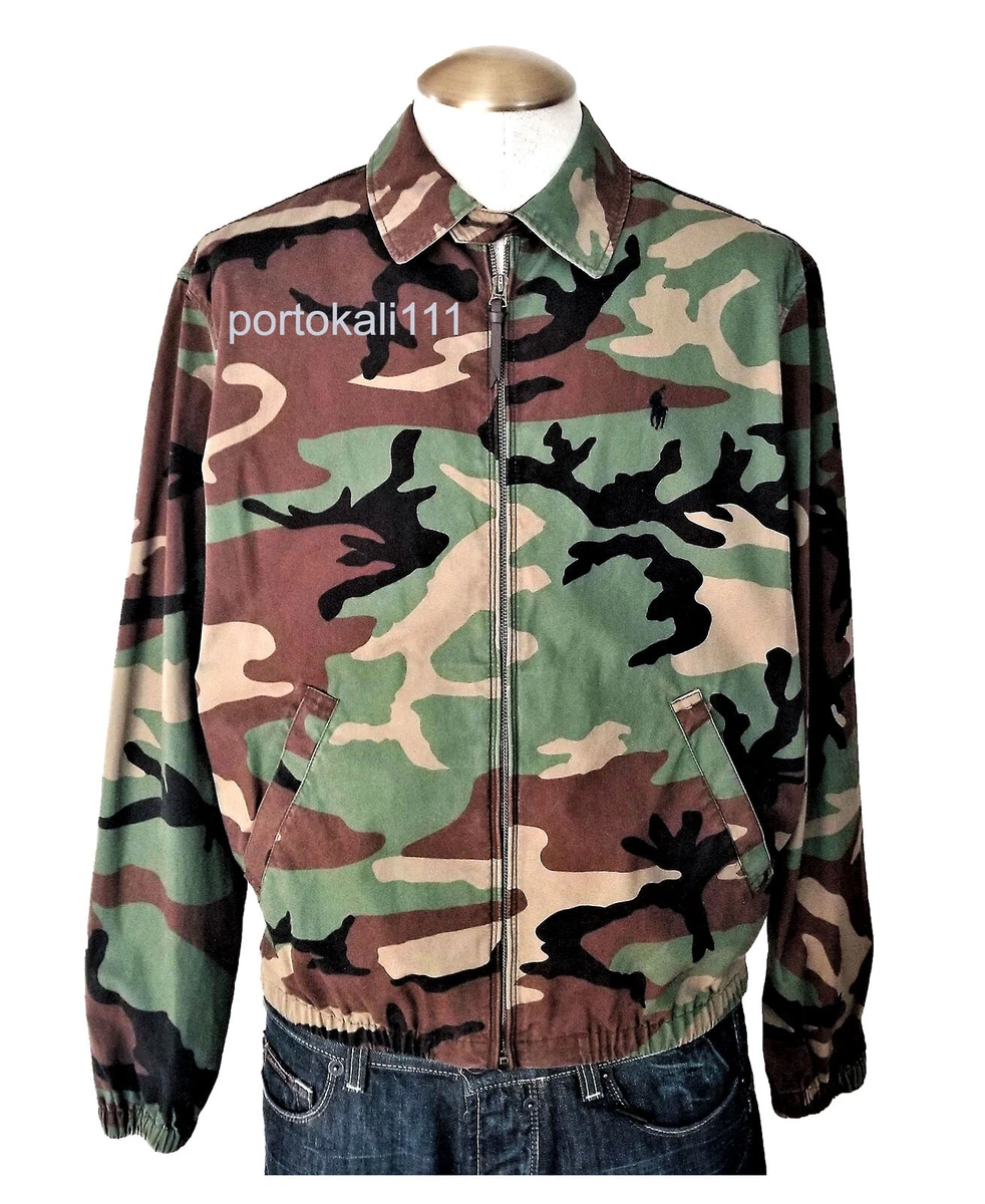 Bayport camo windbreaker top