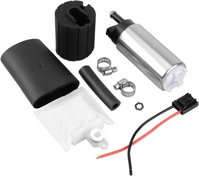 Durable Electric 255LPH Fuel Pump for Automotive Applications - Easy Fit Silver