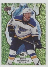2021-22 Upper Deck Ice Rookie Green Scott Perunovich #118 12u8