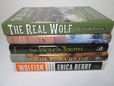 WOLVES Canine WOLF Book Lot Science History Predatory Behavior Packs Japan West+