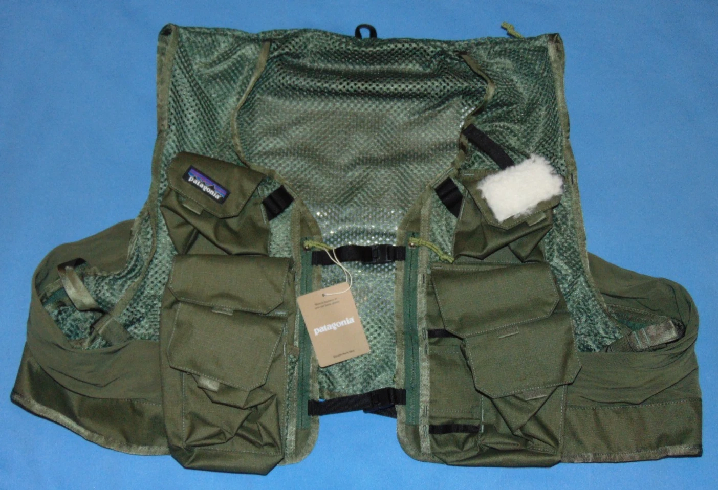 NWT PATAGONIA Stealth Fly-Fishing Pack Vest Green size XS/SMALL
