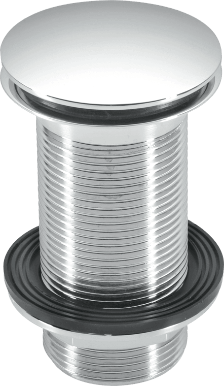 McAlpine CWU60-CB Chrome Plated Brass Clicker Basin Waste 60mm Flange 3.5"" Tail