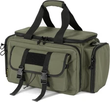 Large Range Bag -Tactical 4+ Pistol Gun Case with Lockable Zippers for Shooting 