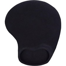 Tapis de souris - Noir - Repose poignet intégré - Ergonomique - Confortable