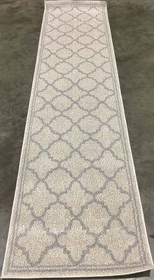 BEIGE / LIGHT GREY 2'-3'' x 9'-0'' Damaged Rug Reduced Price 1172682364 AMT422E-29