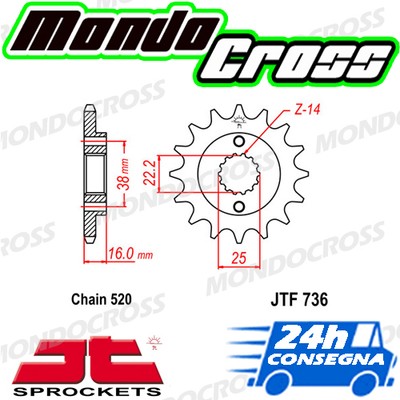 Pignone Anteriore JT Per Ducati - Foto 6