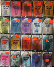 20 Lot NEW/SEALED Cassettes VINTAGE MUSIC COLLECTORS SERIES R B Rock Oldies