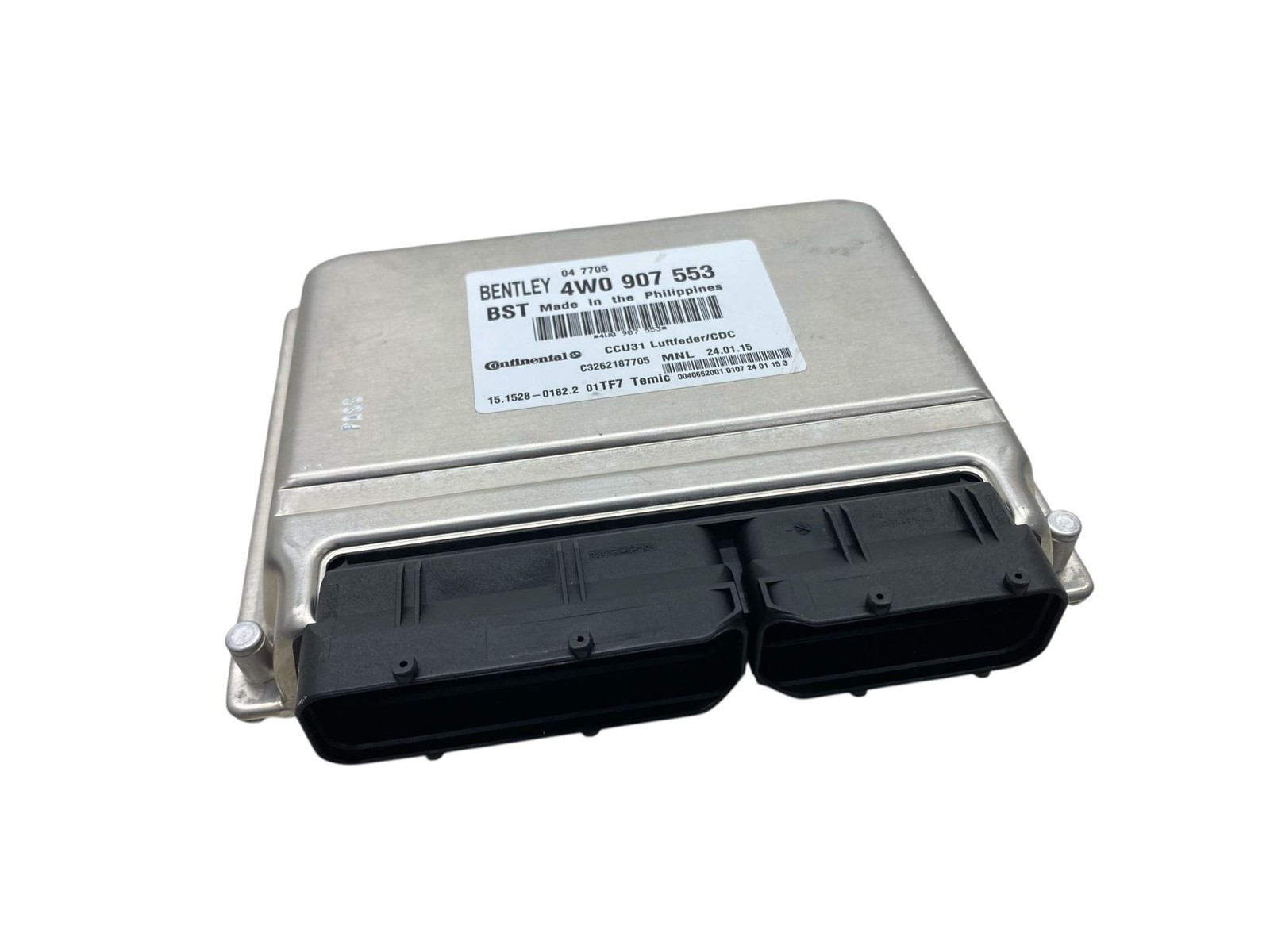 2013-2018 BENTLEY FLYING SPUR AIR SUSPENSION DAMPING CONTROL MODULE 4W0907553