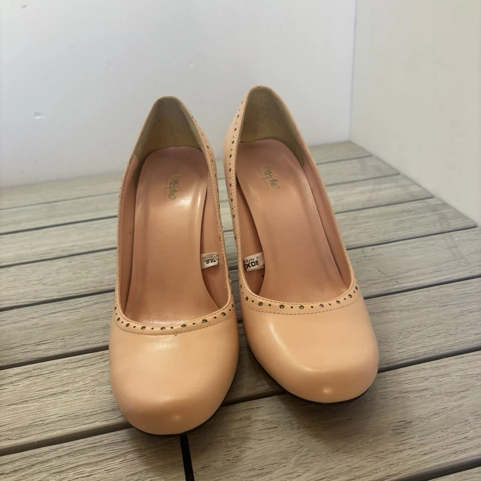 Tacones Mossimo vintage para mujer, melocotón talla 9 Foto 2 de 4
