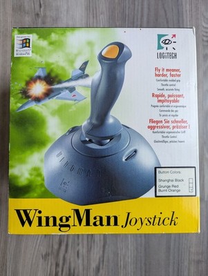 Logitech WingMan Joystick/Controller (Modell 3001) Burnt Orange | Retro, OVP