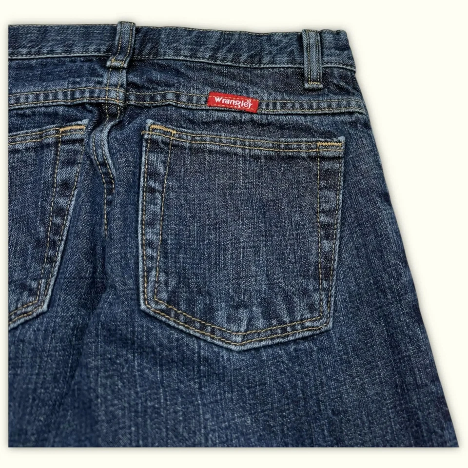 wrangler Vaqueros W24/L28 Azul Excelente Hombres Años 90 (s304) - Imagen 4 de 4