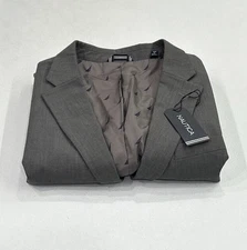 Nautica Men's Modern-Fit Bi-Stretch Suit Jacket, Gray/Gris, Size 46R