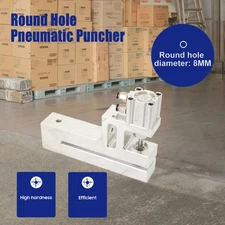 Round Hole Pneumatic Puncher 8mm BOPP Plastic Bag PP Film Bag Punching Machine