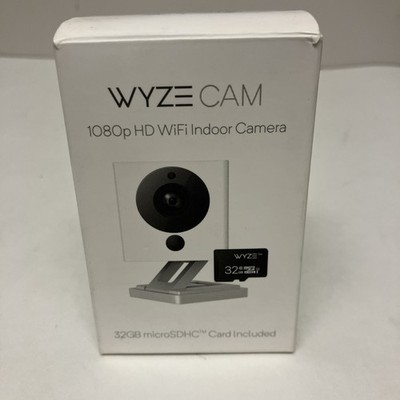 Wyze Cam 1080p HD WiFi Indoor Smart Home Security Camera 32gb Micro Sdhc