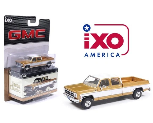 IXO MODELS 1:64 - YUBA GOLD - 1975 GMC SIERRA CLASSIC K2500 PICKUP