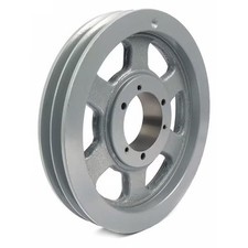 1/2 in to 2-1/2 in Quick Detachable Bushed Bore 2 Groove V-Belt Pulley 12.75 in
