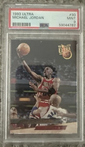 1993 Fleer Ultra Michael Jordan PSA 9 Card # 30 Chicago Bulls HoF