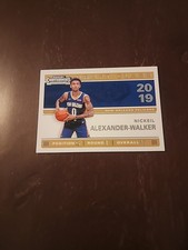 2019-20 Panini Contenders - 2019 Draft Class Contenders Nickeil Alexander-Walker