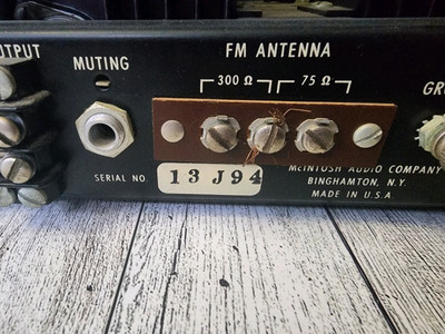 McIntosh MAC 1700 Stereo Solid State Receiver Pre-Amplifier