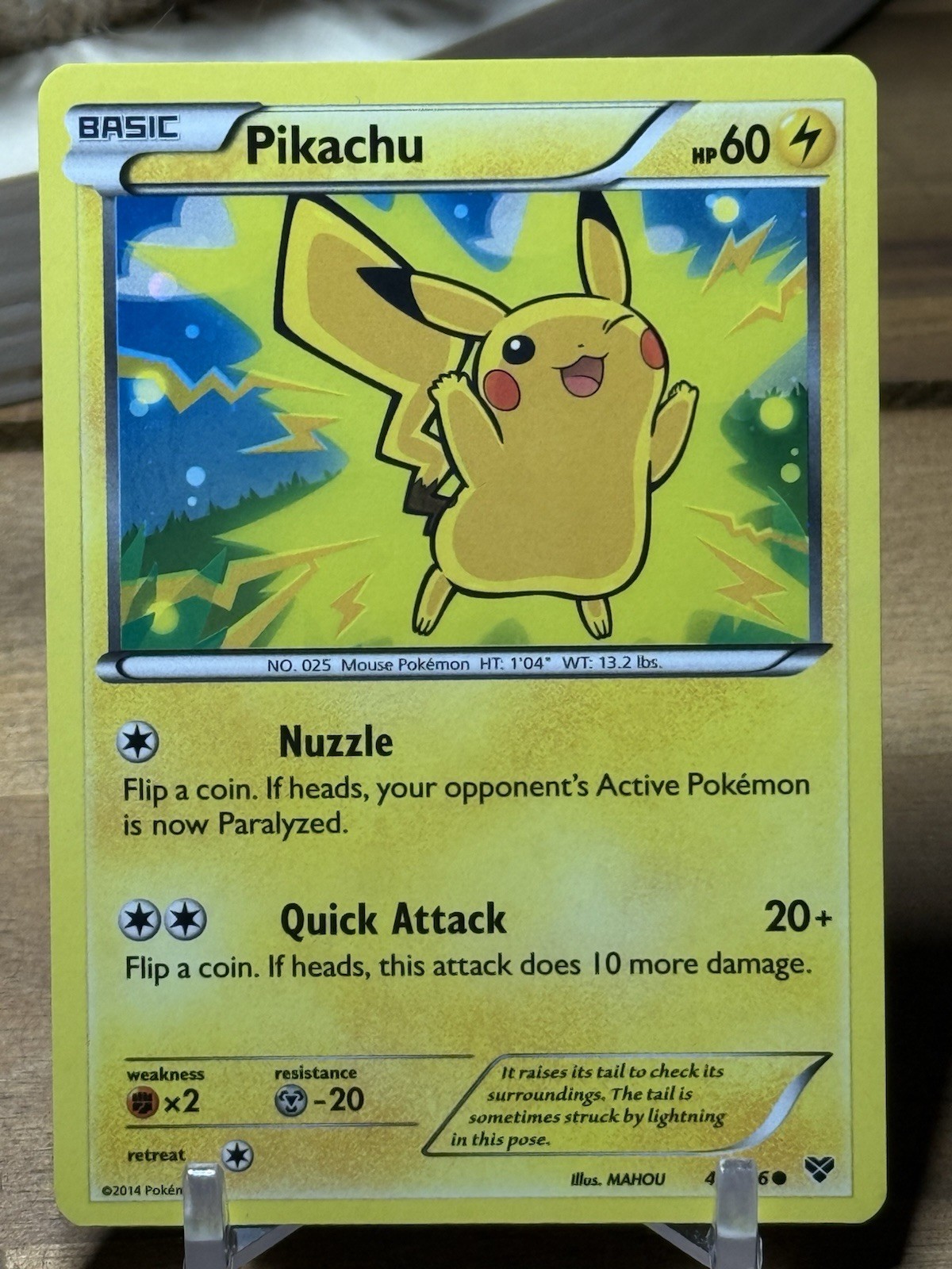 Pokemon TCG Pikachu XY 42/146 Cosmos Holo Lego Movie Promo Exclusive NM