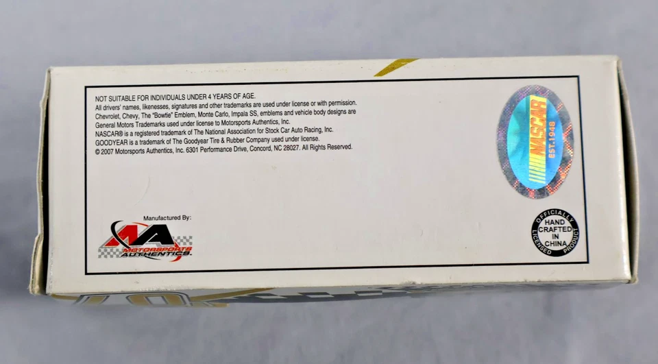 California Speedway NASCAR 1:64 Die-Cast Stock Car 2007 Limited Edition - Image 3 of 4