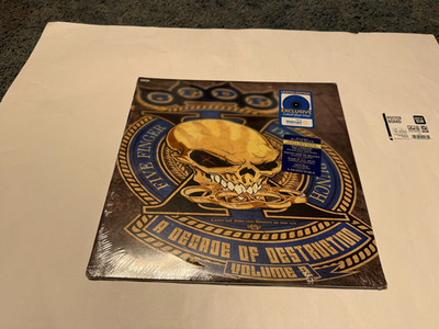 Five Finger Death Punch  A Decade Of Destruction Vol 2  Cobalt Blue Vinyl SEALED