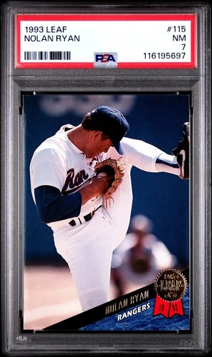 1993 Leaf #115 Nolan Ryan PSA 7