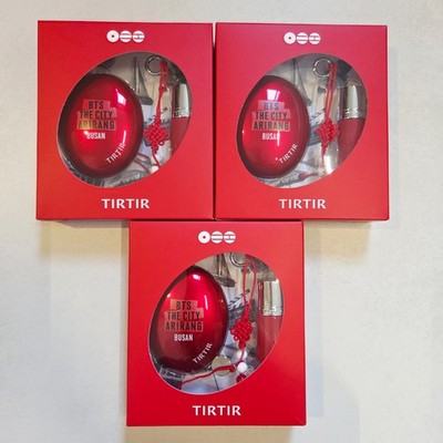 IN HAND] TIRTIR x BTS THE CITY BUSAN ICONIC RED DUO Full set +
