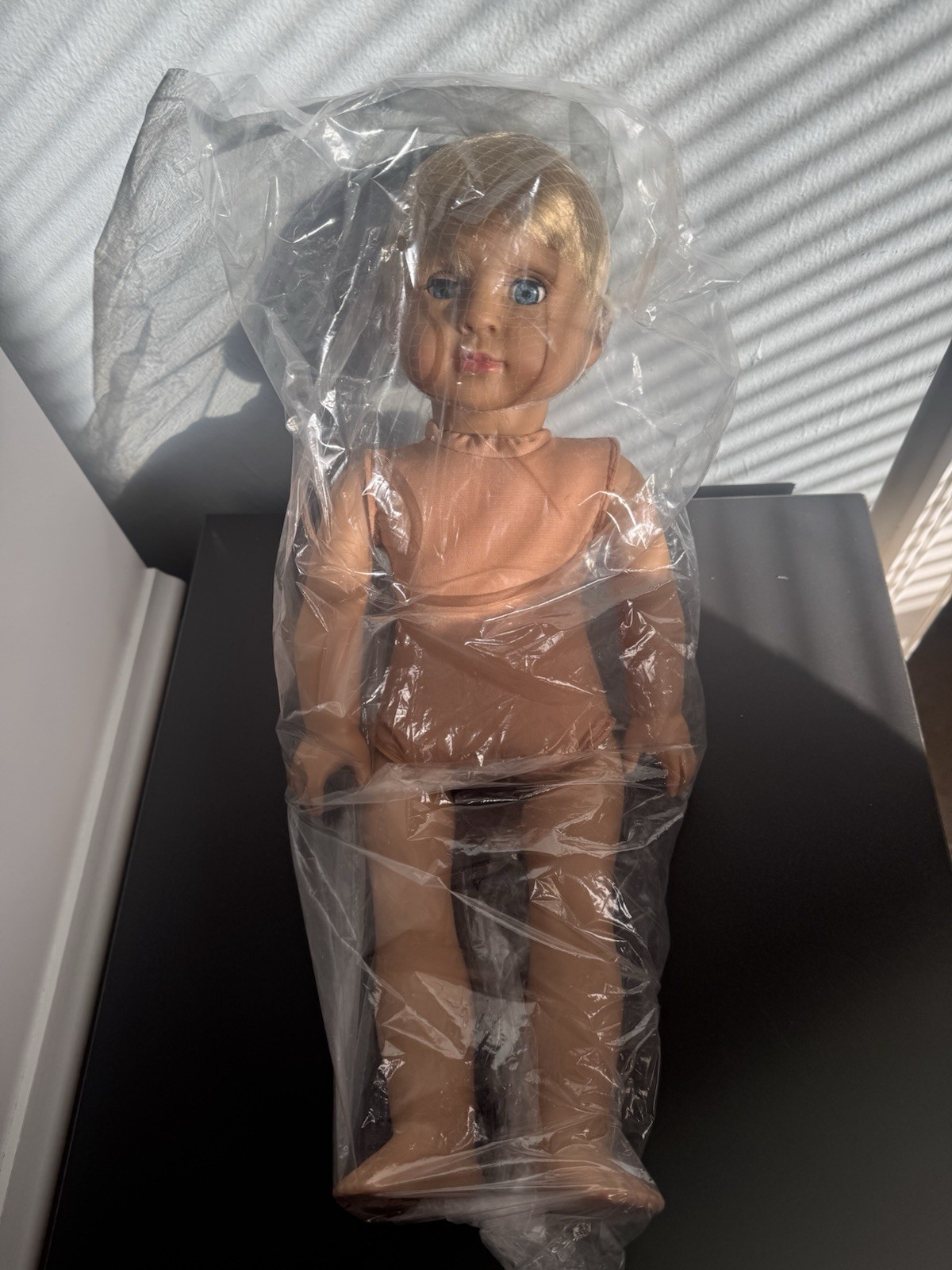 Mannequin Boy Toy Sewing Craft Doll Plastic Cloth 18&rdquo; New Hair Blonde Child Baby