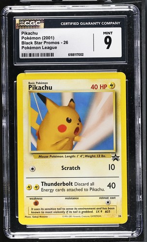 Pikachu graded CGC 9 for sale on eBay