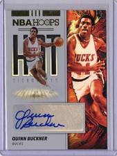 2019-20 Hoops #HS-QBK Quinn Buckner Hot Signatures