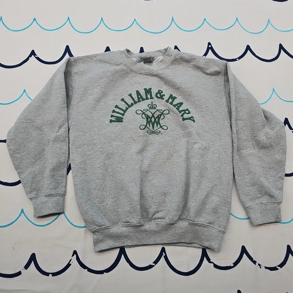 William And Mary Youth Grey Crew Neck Sweatshirt Size S - Image 2 of 4