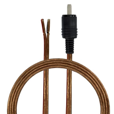 TRANSMEDIA Lautsprecher Kabel 5m Audio Transporent Stecker DIN 41529 Box HiFi Stereo Anlage