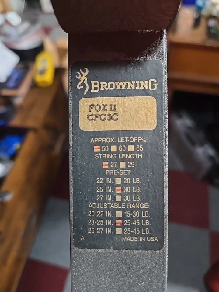 Arco juvenil Browning Fox II buen estado  Foto 3 de 3
