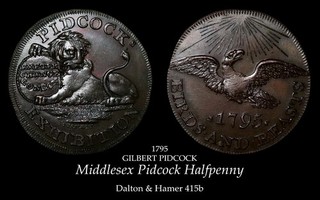 1795 Middlesex Pidcock Conder Halfpenny D&H 415b