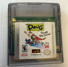 Disney's Doug Doug's Big Game Nintendo Game Boy Color GBC 2000 Authentic
