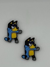 2pcs shoe charms for croc Theme Charms Bluey Bingo Cartoon Shoe Charms