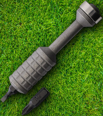Ketuo Screwdriver With Two Interchangeable Bits Titanium Construction 3'' Overall