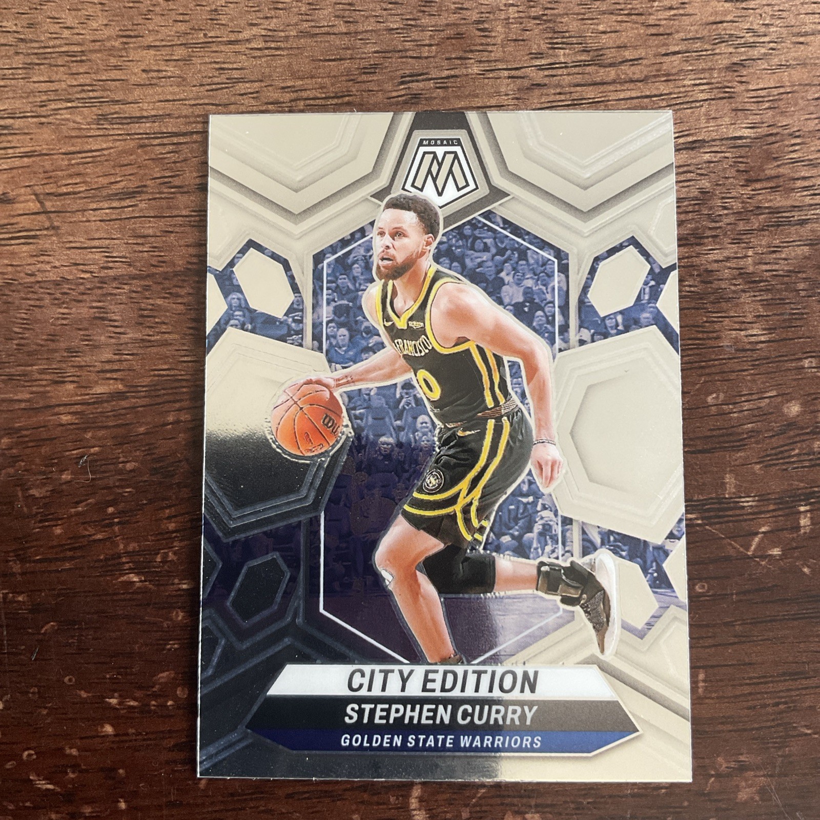 2023-24 Panini Mosaic - City Edition Stephen Curry #276 Silver Prizm