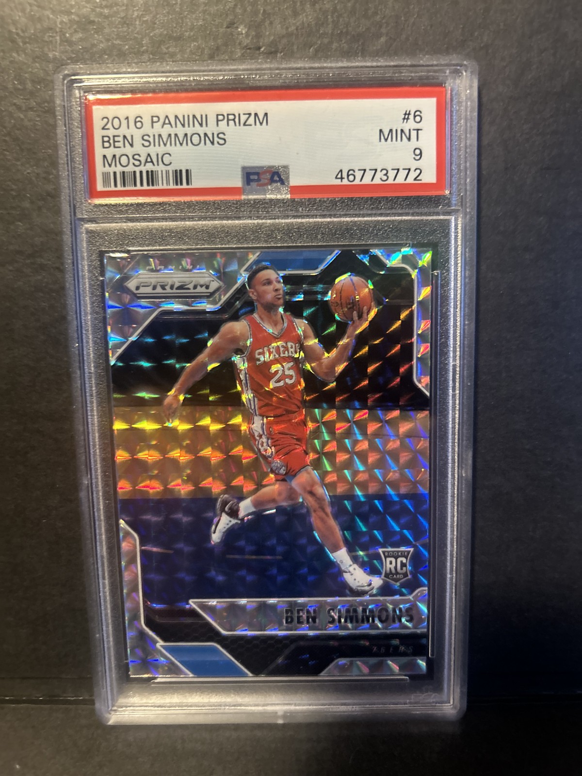 2016-17 Panini Prizm Mosaic - Ben Simmons #6 (RC)