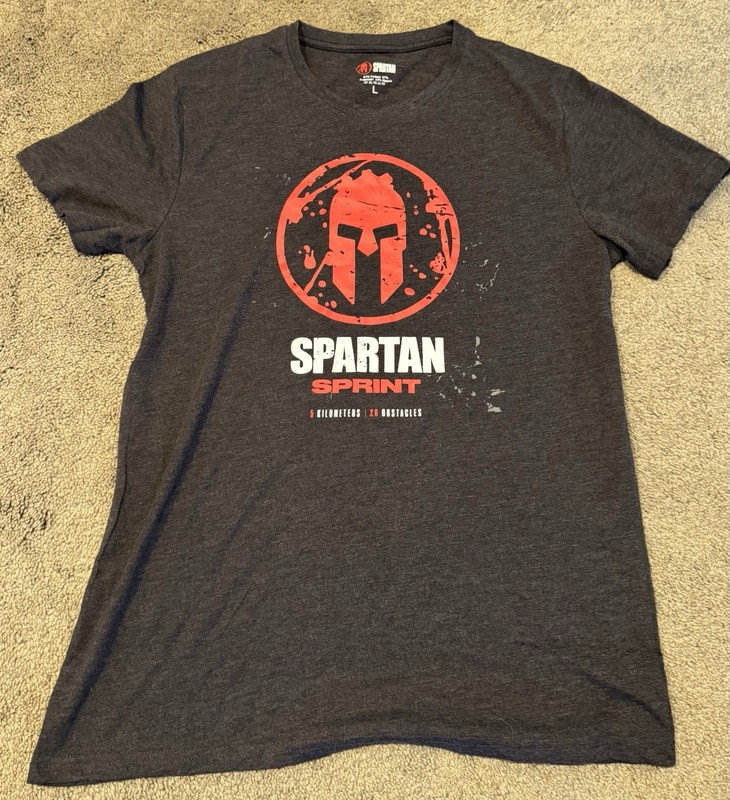 Spartan Race Spartan Sprint 2025 Finishers Shirt Large